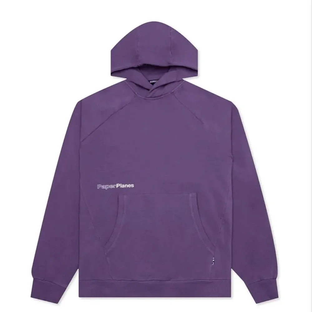 PAPER PLANES ADVANCED‎ GARMENT DYE SOLID MAUVE HOODIE